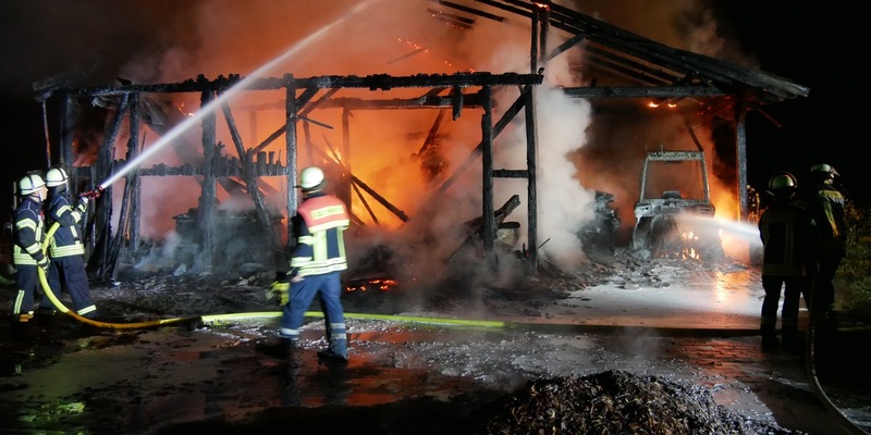 FW Celle: Scheunenbrand in Altencelle - Abschlussmeldung - Foto: presseportal.de