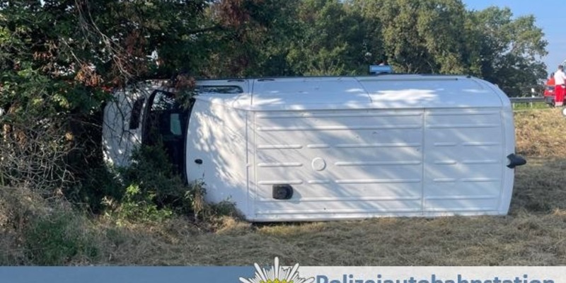 POL-PDNW: Polizeiautobahnstation Ruchheim: Sekundenschlaf und Einfluss von THC führt zu Verkehrsunfall auf der BAB 65 - Foto: presseportal.de