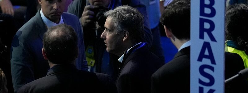 Michael Cohen ist während der Democratic National Convention zu sehen. - Foto: Matt Rourke/AP/dpa