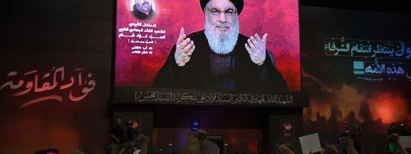 Hisbollah-Chef Nasrallah hatte schon vor Wochen Vergeltung angekündigt. (Archivbild) - Foto: Mustafa Jamalddine/AP/dpa