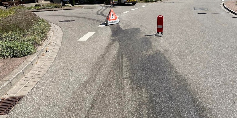 POL-PDLD: Rutschgefahr durch Diesel - Foto: presseportal.de