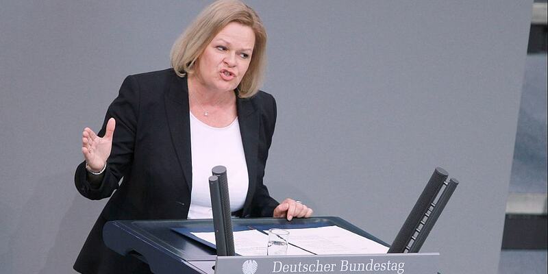 Nancy Faeser (Archiv) - Foto: über dts Nachrichtenagentur