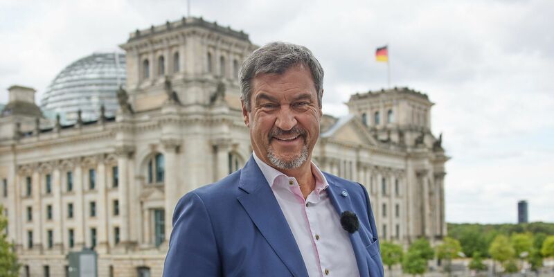 Markus Söder (CSU), Bundesvorsitzender, beim ARD-Sommerinterview vor einem Jahr.  - Foto: Joerg Carstensen/dpa