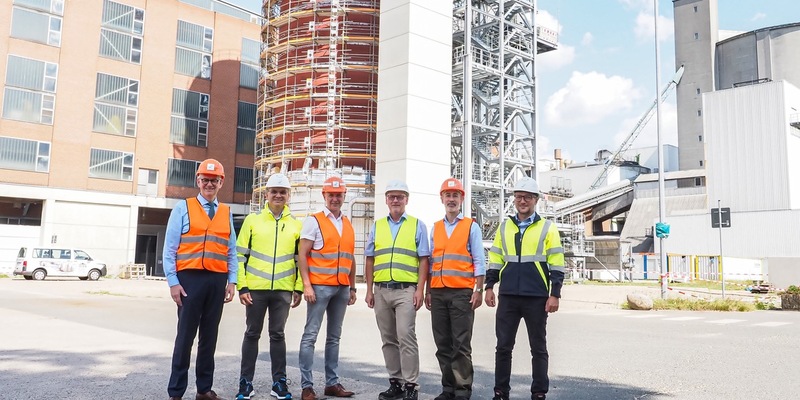 Neuer Extraktionsturm im Nordzucker-Werk Uelzen: wichtiger Beitrag zur Dekarbonisierung - Foto: presseportal.de