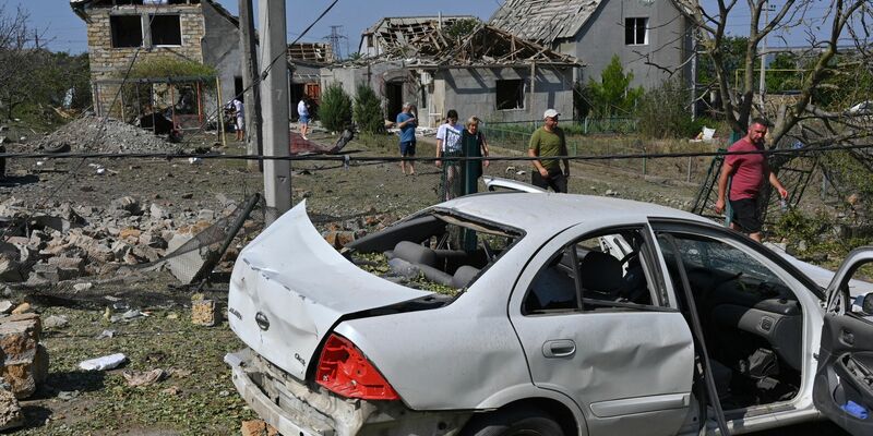 Russland hat die Ukraine den zweiten Tag in Folge massiv aus der Luft bombardiert.  - Foto: Michael Shtekel/AP/dpa