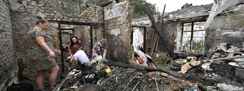 Auch beim zweiten schweren russischen Luftangriff auf die Ukraine in zwei Tagen wurden Menschen getötet. - Foto: --/Ukrinform/dpa