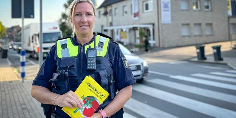 POL-UN: Bergkamen - Erneute Aktion zur Aufklärung Elterntaxis vor Grundschulen - Foto: presseportal.de