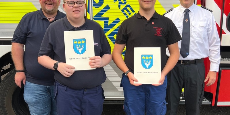 FW Rheurdt: Emotionales Feuerwehr-Grillfest: Sven Walter nach zwanzig Jahren als Jugendwart verabschiedet - Foto: presseportal.de