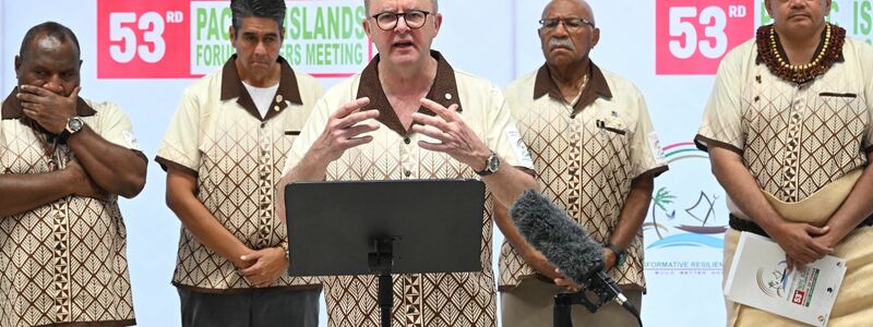 Australiens Premier setzt sich für Klimaflüchtlinge ein. - Foto: Lukas Coch/AAP/dpa