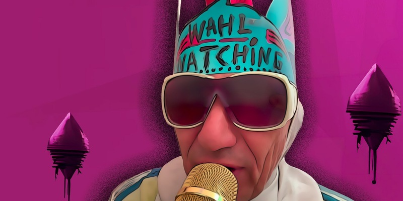 Wahl Watching – Ein gesungenes Tagebuch von Schorsch Kamerun bei ARD Kultur - Foto: presseportal.de