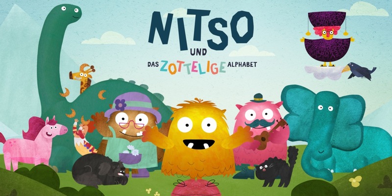 Vorschul-Animationsserie feiert Premiere: Nitso und das zottelige Alphabet / Buchstaben kontextbasiert, interaktiv und bilingual lernen ab 2. September 2024 auf allen KiKA-Plattformen - Foto: presseportal.de