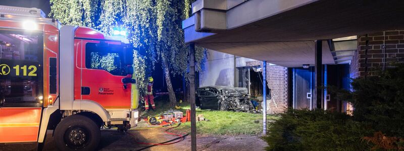 Der Kitabetrieb konnte trotz des Unfalls in der Nacht aufrechterhalten werden. (Foto aktuell) - Foto: Rudolf Karliczek/dpa