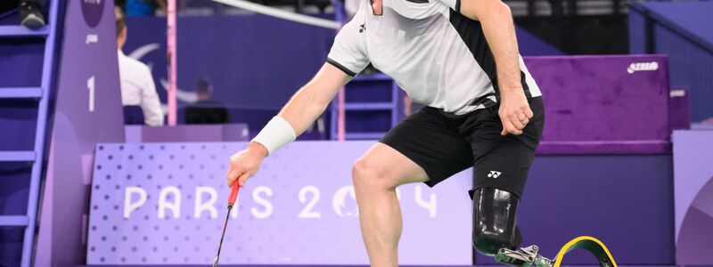 Wojtek Czyz hat zum Auftakt der Badminton-Wettbewerbe verloren. - Foto: Julian Stratenschulte/dpa