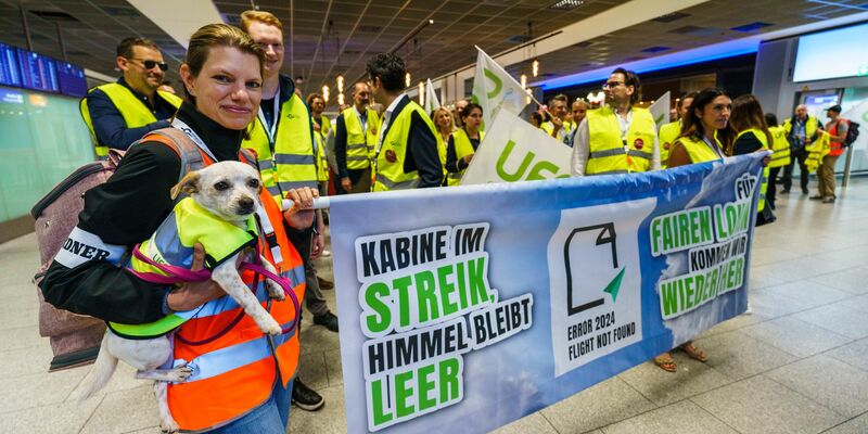 Der Streik beim Ferienflieger Discover geht weiter. - Foto: Andreas Arnold/dpa