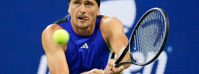 Kann sich auf seine Physis verlassen: Alexander Zverev. - Foto: Frank Franklin II/AP/dpa