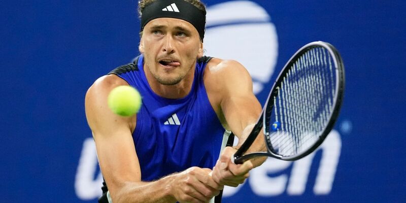 Kann sich auf seine Physis verlassen: Alexander Zverev erreicht Achtelfinale bei US Open. - Foto: Frank Franklin II/AP/dpa