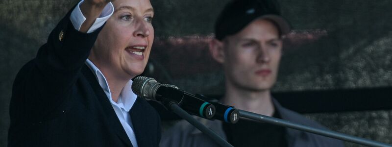 Abschklusskundgebung: Die AfD hofft auf einen Wahlsieg in Thüringen - Foto: Hannes P. Albert/dpa