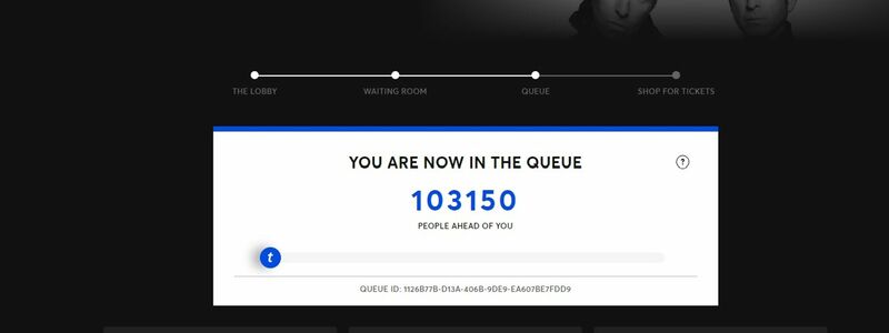 Die Online-Warteschlangen waren lang, um an Oasis-Tickets zu gelangen. - Foto: ---/Ticketmaster.Co.Uk/PA Media/dpa