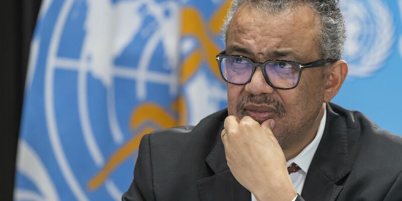 WHO-Chef Tedros sorgt sich um die Lage im Norden Gazas. (Archivbild) - Foto: Martial Trezzini/KEYSTONE/dpa