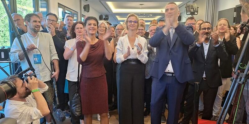 Wahlabend von BSW Thüringen am 01.09.2024 - Foto: über dts Nachrichtenagentur