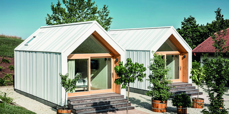 Tiny Häuser mit Aluminiumhülle - Foto: PREFA/Croce & Wir über pressetext.de