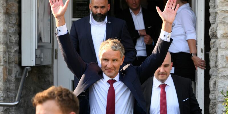 Bei der Wahlparty der Thüringer AfD waren Journalisten eigentlich ausgeschlossen. (Archivbild) - Foto: Daniel Vogl/dpa