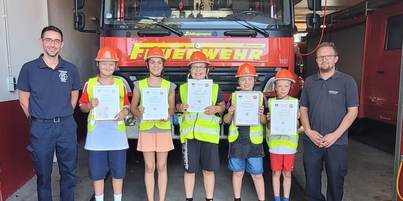 FW-KLE: Freiwillige Feuerwehr Bedburg-Hau: Erfolgreich in der Kinder- und Jugendarbeit - Foto: presseportal.de