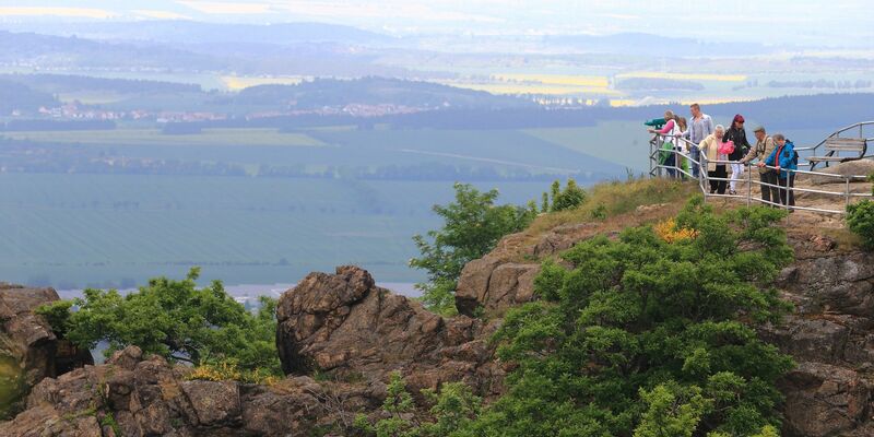 Der Hexentanzplatz über dem Bodetal im Harz ist ein beliebter Ausflugspunkt. (Archivbild) - Foto: picture alliance / dpa