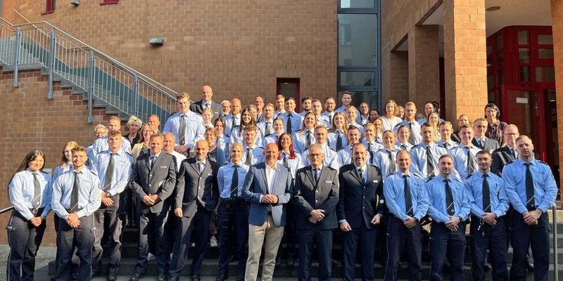 POL-REK: 240903-2: Landrat Frank Rock begrüßt neue Polizistinnen und Polizisten im Rhein-Erft-Kreis - Foto: presseportal.de