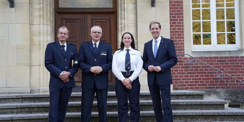 POL-COE: Coesfeld, Kreispolizeibehörde/Neuzugänge bei der Polizei - Foto: presseportal.de