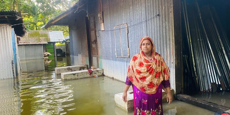 Flut Bangladesch: Überschwemmungen treffen krisengeschütteltes Land / Regenfälle haben besonders den Süden des Landes getroffen / Hilfsorganisationen von Aktion Deutschland Hilft leiten Nothilfe ein - Foto: presseportal.de