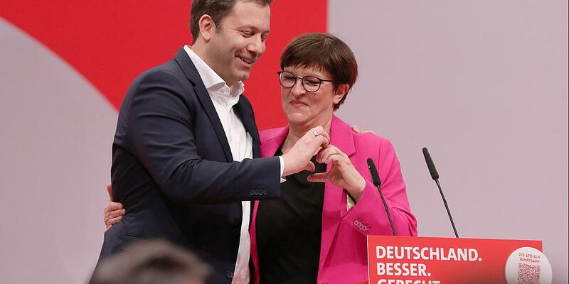 Lars Klingbeil und Saskia Esken (Archiv) - Foto: über dts Nachrichtenagentur