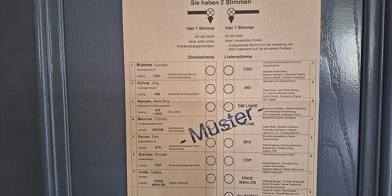 Wahllokal zur Landtagswahl in Sachsen am 01.09.2024 - Foto: ĂĽber dts Nachrichtenagentur