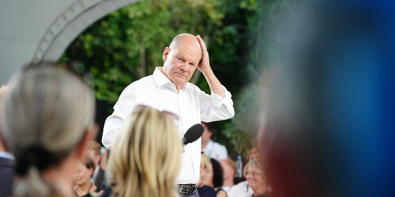 Scholz über Scholz: «Ich bin Läufer und habe eine gute Kondition.» (Archivbild) - Foto: Kay Nietfeld/dpa