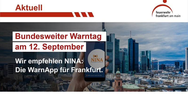 FW-F: Bundesweiter Warntag am 12. September - auch in Frankfurt - Foto: presseportal.de
