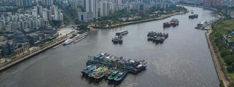 Die südchinesische Tropeninsel Hainan bereitet sich auf die Ankunft von «Yagi» vor.  - Foto: Pu Xiaoxu/Xinhua/AP/dpa