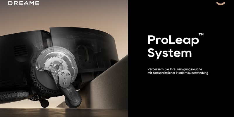 Dreame: Dreame stellt sechs neue Technologien vor / Ein Saugroboter, der sich selbst anheben kann? Dreame macht's möglich! - Foto: presseportal.de