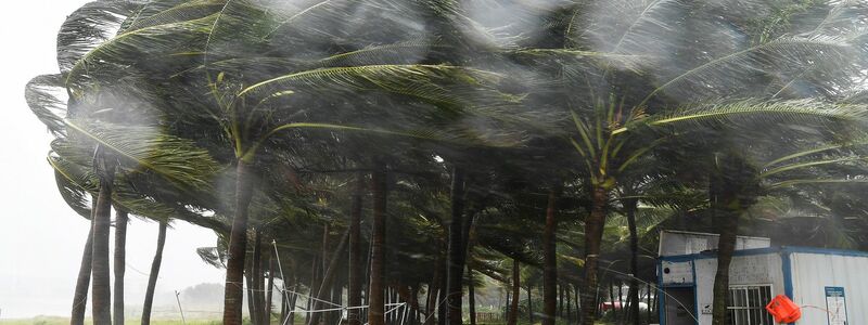 Taifun «Yagi» hat besonders die chines Tropeninsel Hainan schwer getroffen. Mindestens zwei Menschen kamen ums Leben.  - Foto: Yang Guanyu/Xinhua/AP/dpa