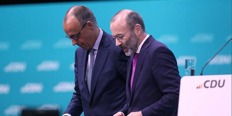 Friedrich Merz und Manfred Weber (Archiv) - Foto: über dts Nachrichtenagentur