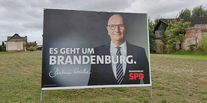 SPD-Wahlplakat mit Dietmar Woidke zur Landtagswahl in Brandenburg (Archiv) - Foto: über dts Nachrichtenagentur