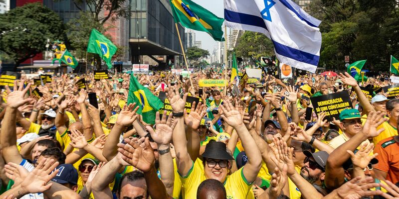 Manche Demonstranten sind voll des Dankes für Tech-Milliardär Musk, der selbst Positionen der politischen Rechten vertritt. - Foto: Allison Sales/dpa