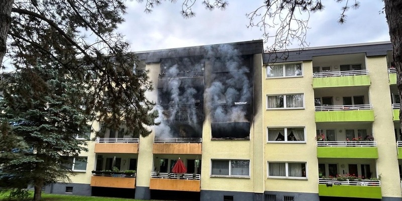FW-GLA: Abschließende Pressemitteilung: Wohnungsbrand mit Menschenleben in Gefahr - Foto: presseportal.de