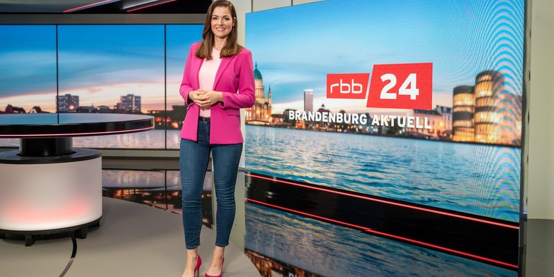 Neues Studio für rbb24 Brandenburg aktuell - Foto: presseportal.de