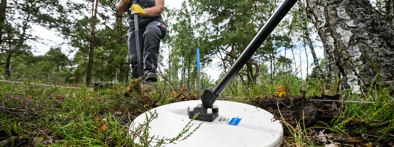 Verseuchtes Gebiet muss Zentimeter um Zentimeter abgesucht werden. (Archivbild) - Foto: Jens Kalaene/dpa