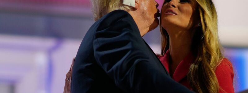 Melania Trump trat beim Republikaner-Parteitag öffentlich auf - eine Seltenheit. (Archivbild) - Foto: Julia Nikhinson/AP/dpa