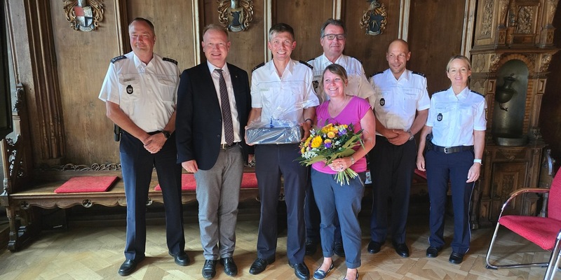 PP Ravensburg: Leiter des Polizeireviers Überlingen verabschiedet - Foto: presseportal.de