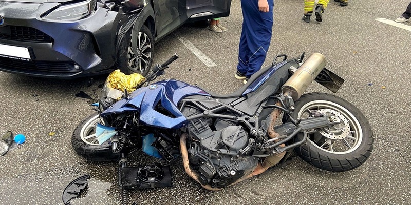 POL-PPWP: Motorradfahrer schwer verletzt - Foto: presseportal.de
