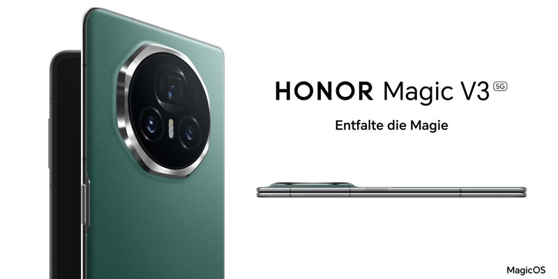 HONOR präsentiert auf der IFA 2024 eine Zukunft voller Möglichkeiten mit dem rekordverdächtigen HONOR Magic V3 / Außerdem: das HONOR MagicBook Art 14, das HONOR MagicPad 2 & die HONOR Watch 5 - Foto: presseportal.de