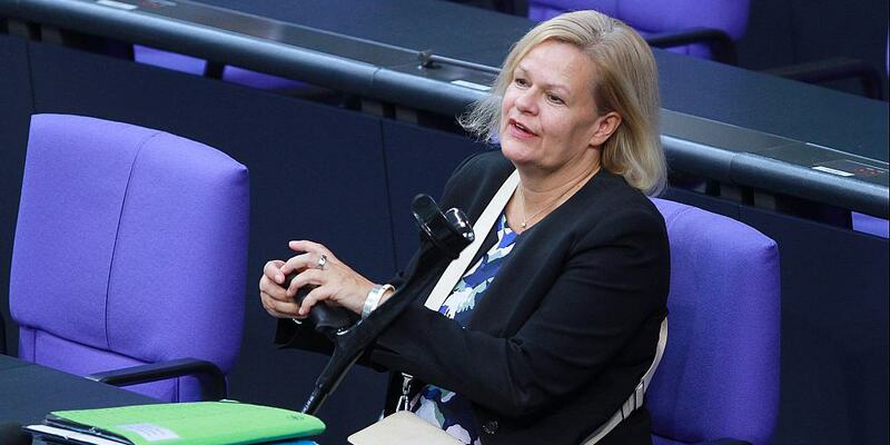 Nancy Faeser am 10.09.2024 - Foto: über dts Nachrichtenagentur