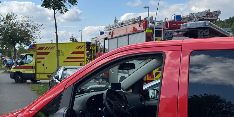 FW Dresden: Verkehrsunfall mit mehreren leicht verletzten Personen - Foto: presseportal.de